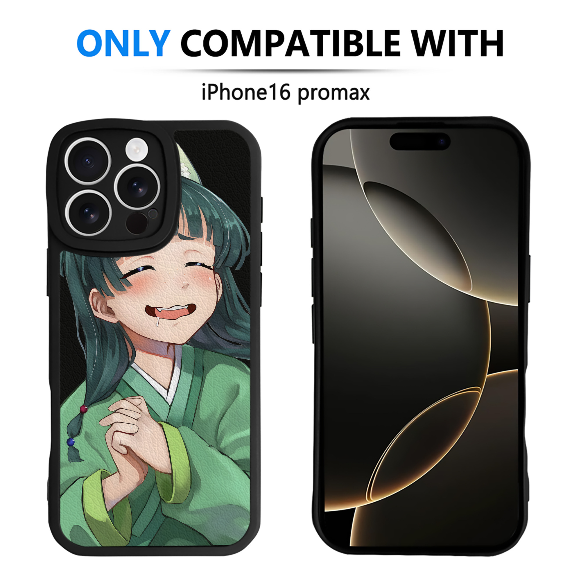（画像用） 薬屋のひとりごと The Apothecary Diaries 【iPhone 16シリーズ対応】シリコンスマホケース（レザー調） 材質：シリコン